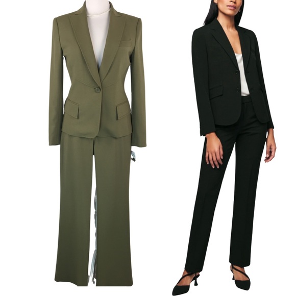 Anne Klein Pants & Jumpsuits Nwt Anne Klein Green Seville Jungle 2